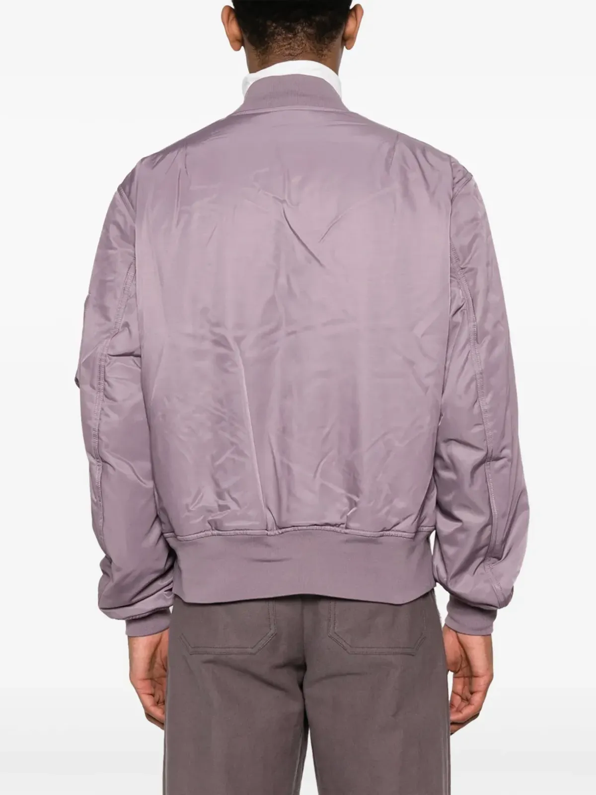 Y-3 コットン混紡ボンバージャケット - パープル - 画像4