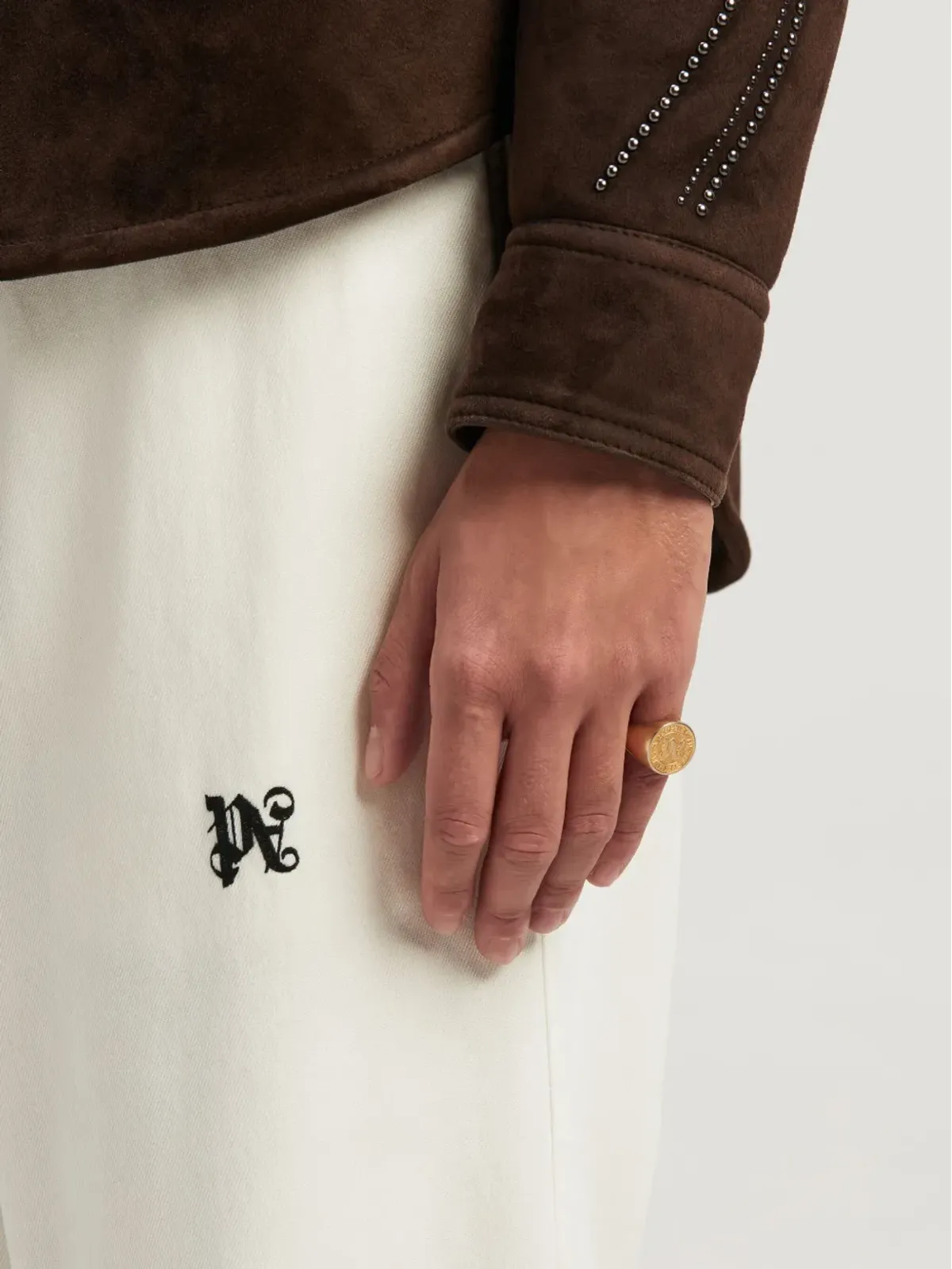 Palm Angels モノグラム ピンキーリング - 画像3