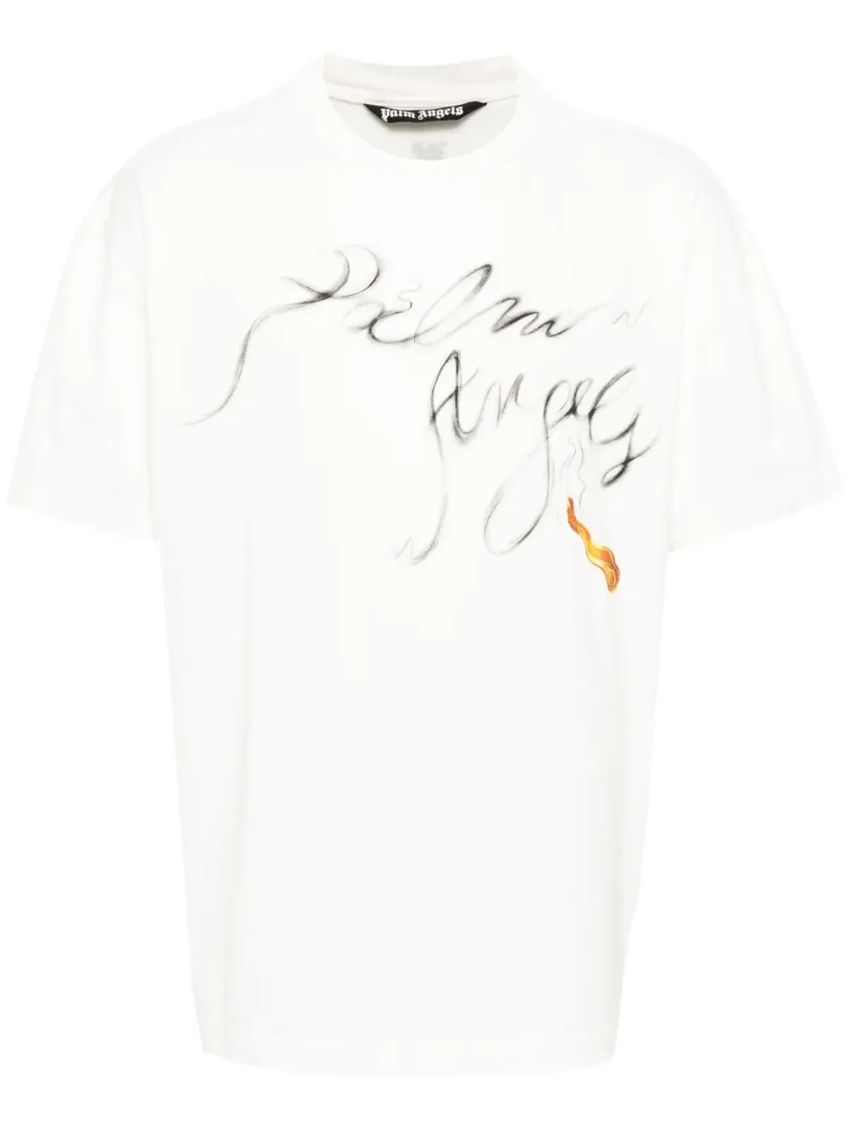 Palm Angels フォギー ロゴプリント Tシャツ - ホワイト - 画像1