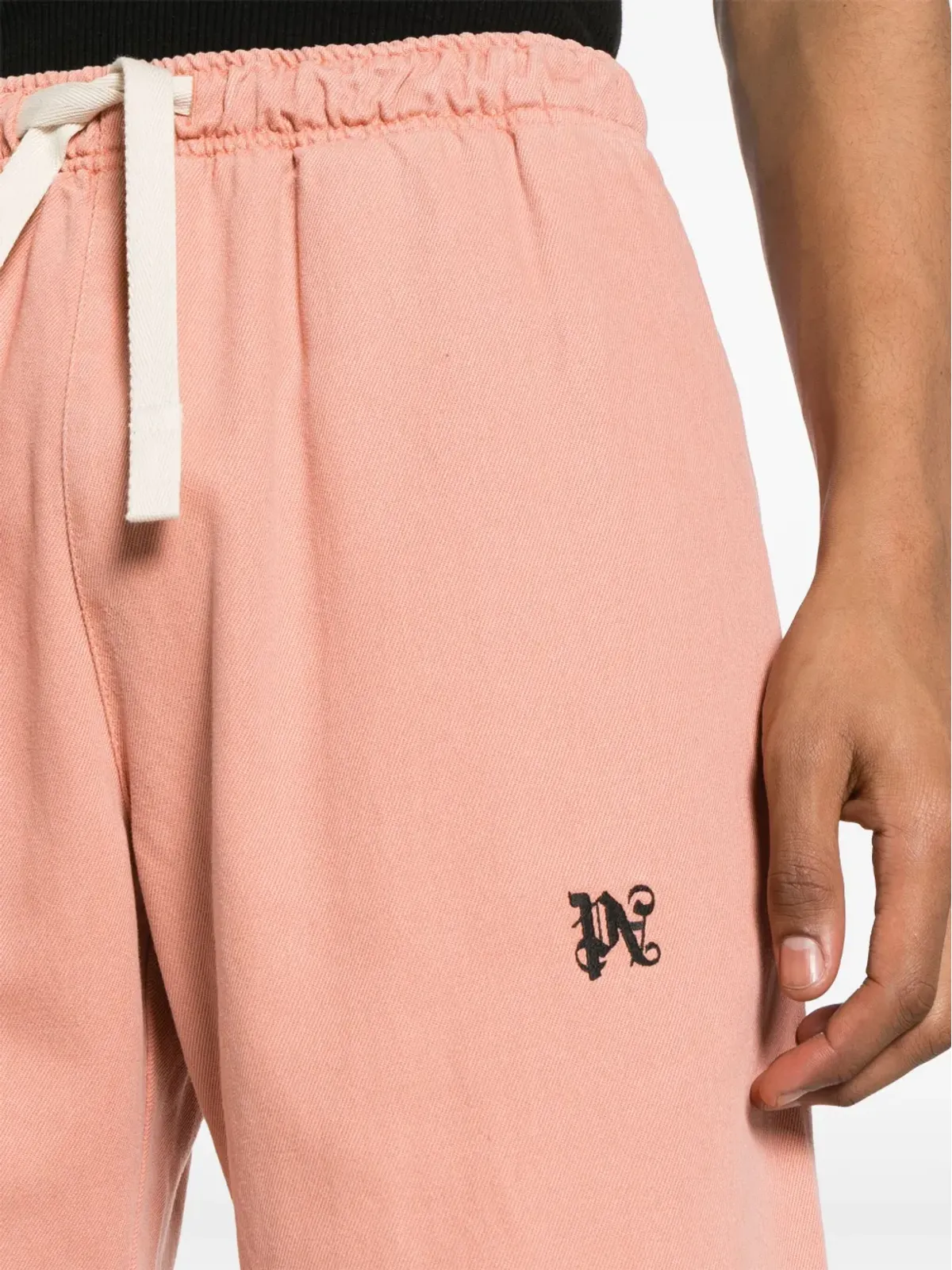 Palm Angels ピンクのミッドライズストレートパンツ - 画像5