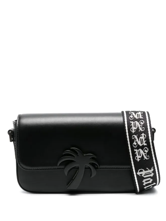 Palm Angels Palm Angels Palm Bridge レザーショルダーバッグ - ブラックの商品画像
