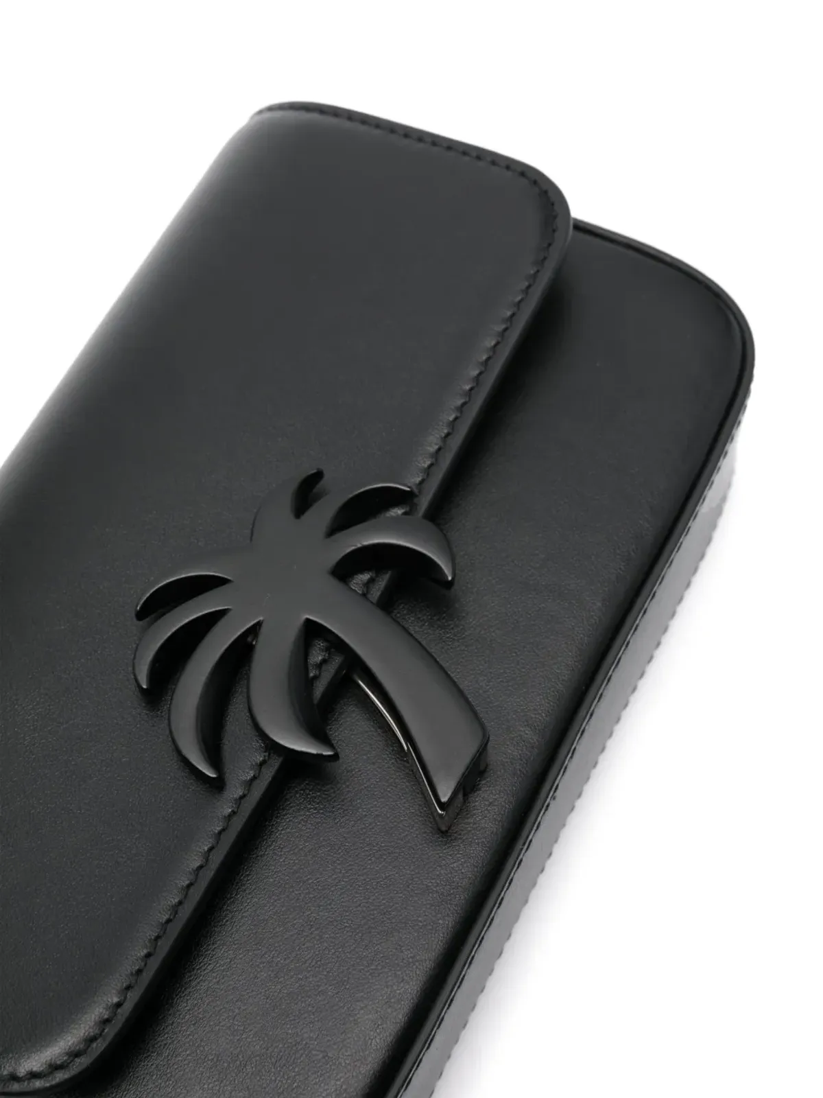 Palm Angels Palm Bridge レザーショルダーバッグ - ブラック - 画像4