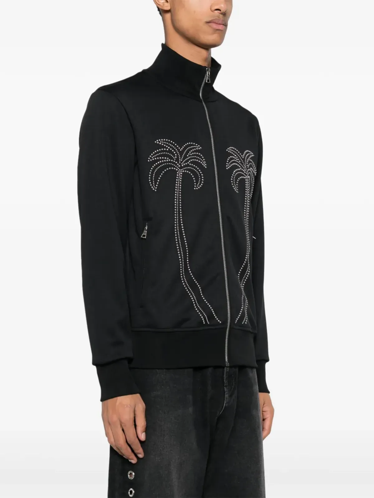 Palm Angels ミラノ スタッズ付き トラックジャケット - 画像3