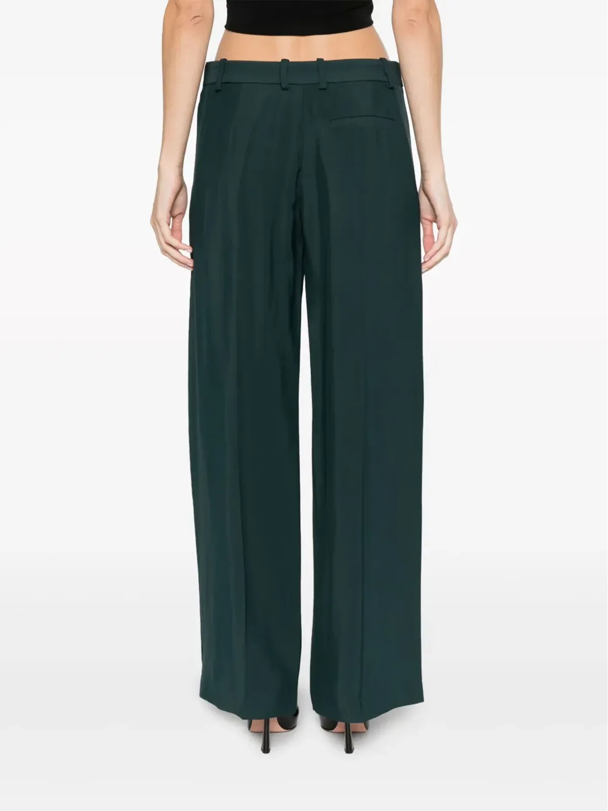 Mugler カットアウト・ワイドレッグパンツ - 画像4