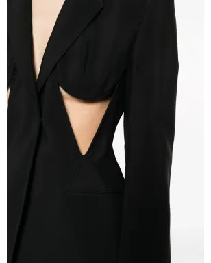 Mugler カットアウト・ストラクチャード・ブレザー - サムネイル5