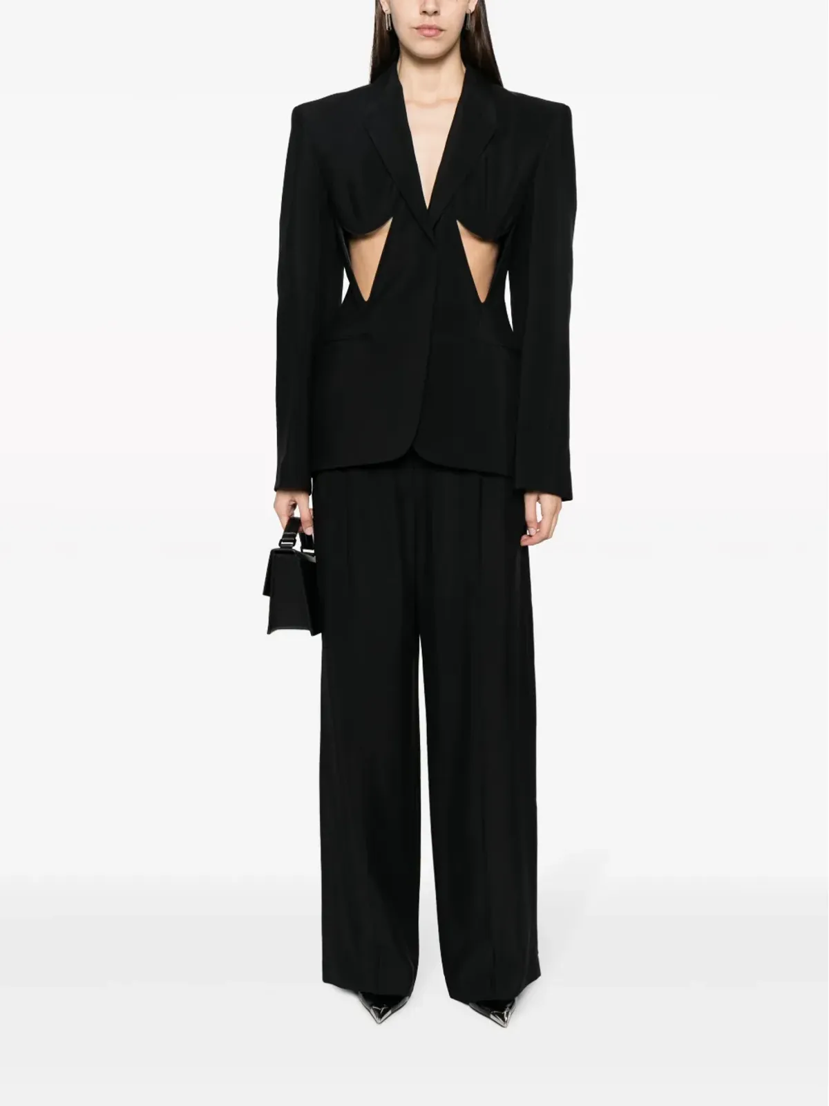 Mugler カットアウト・ストラクチャード・ブレザー - 画像2