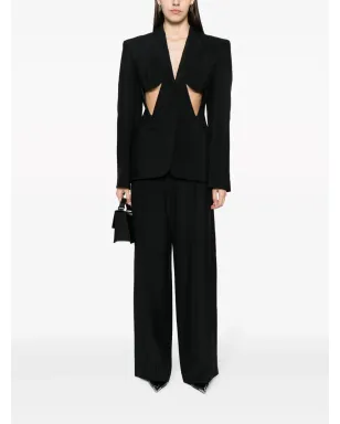 Mugler カットアウト・ストラクチャード・ブレザー - サムネイル2