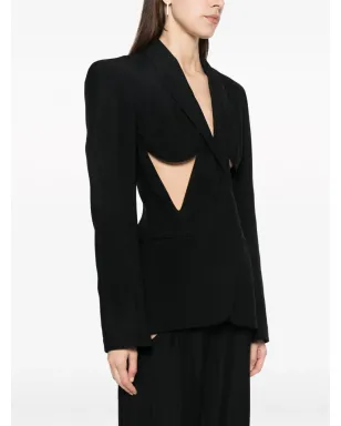 Mugler カットアウト・ストラクチャード・ブレザー - サムネイル3