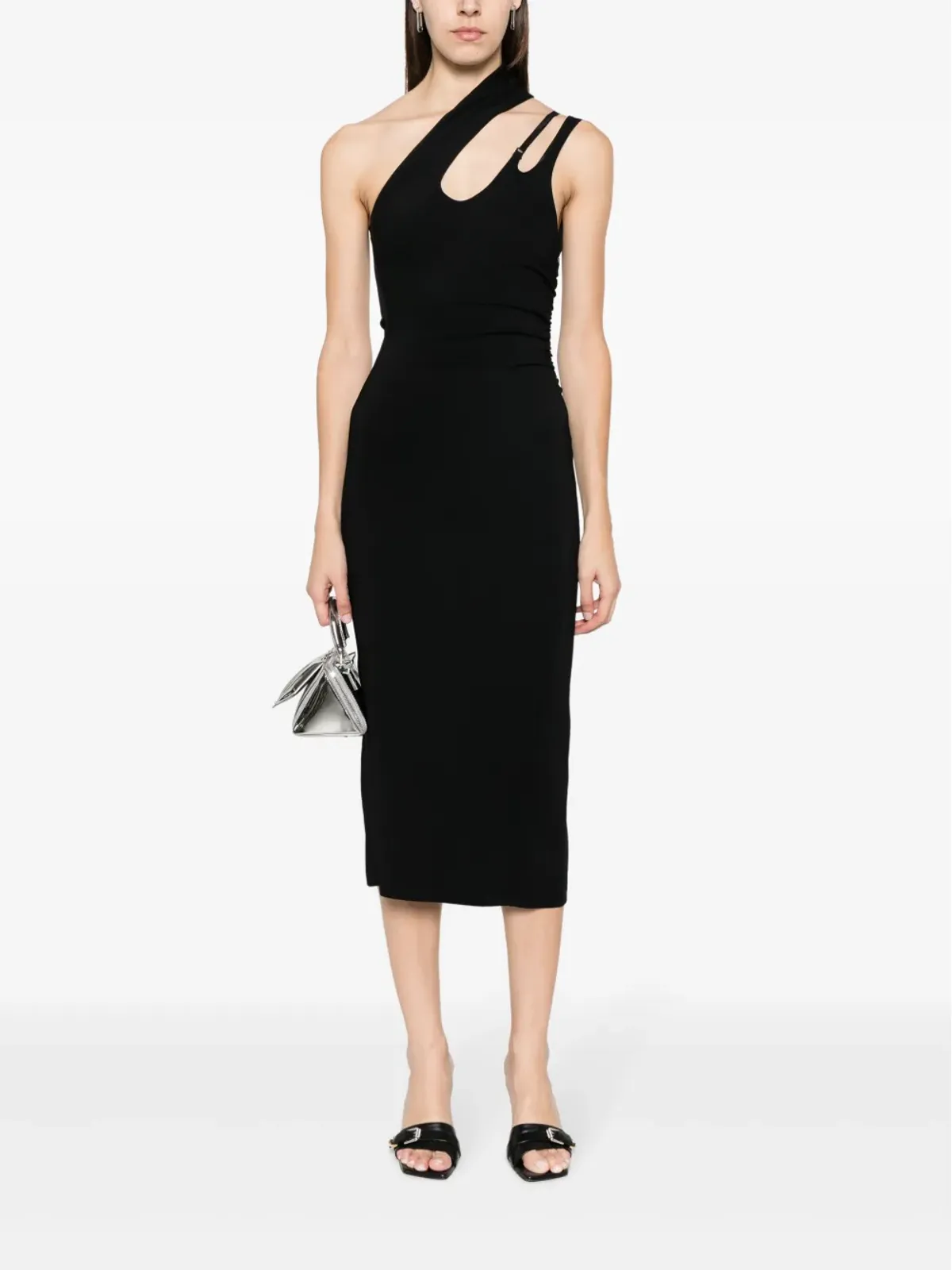Mugler アシンメトリックミディドレス - 画像2