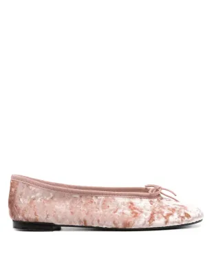Repetto クラッシュドベルベット バレリーナシューズ - サムネイル1