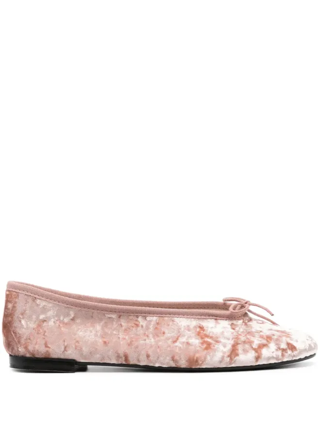 Repetto Repetto クラッシュドベルベット バレリーナシューズの商品画像
