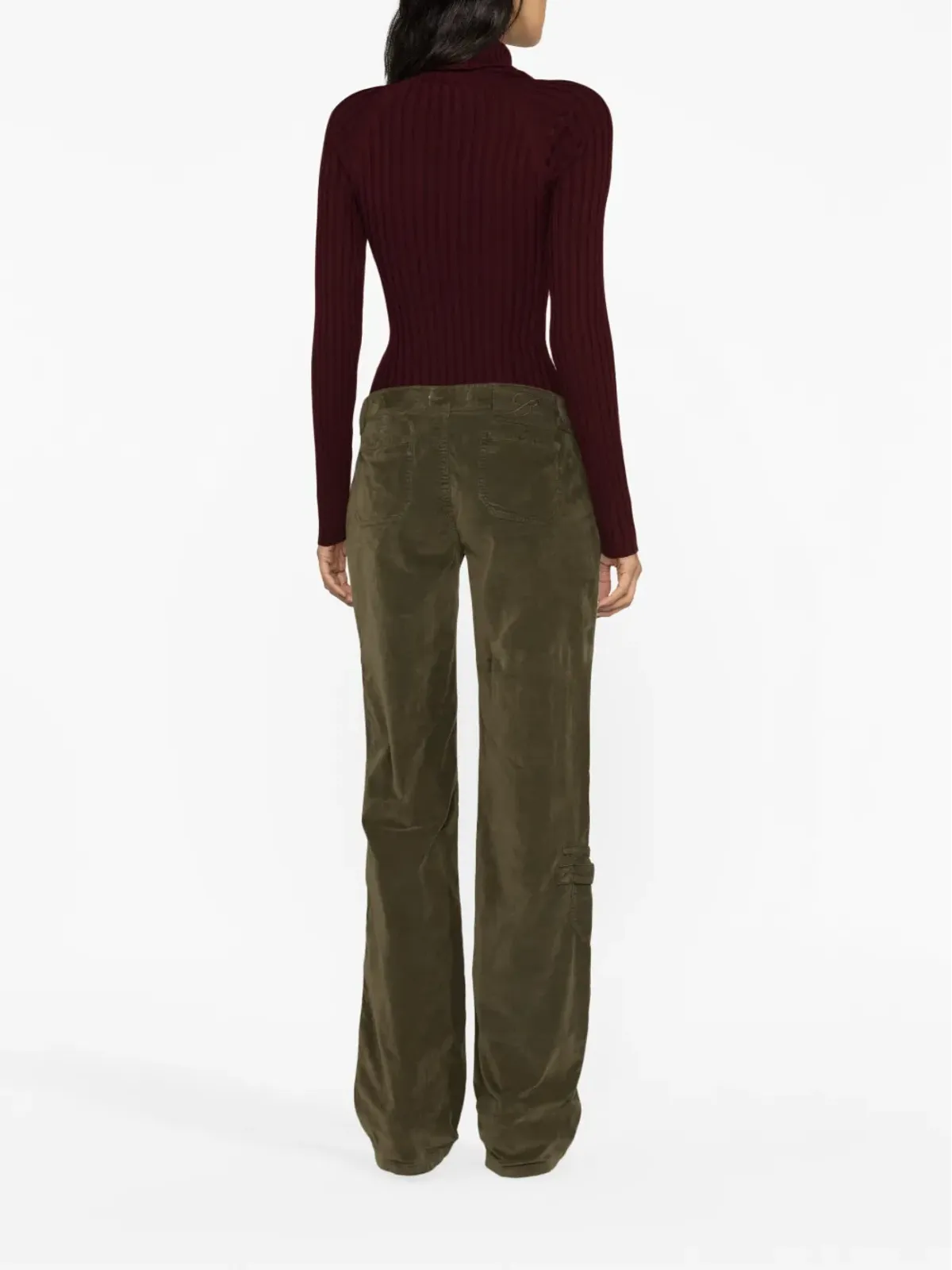 Blumarine リブ編みカットアウトセーター - 画像4