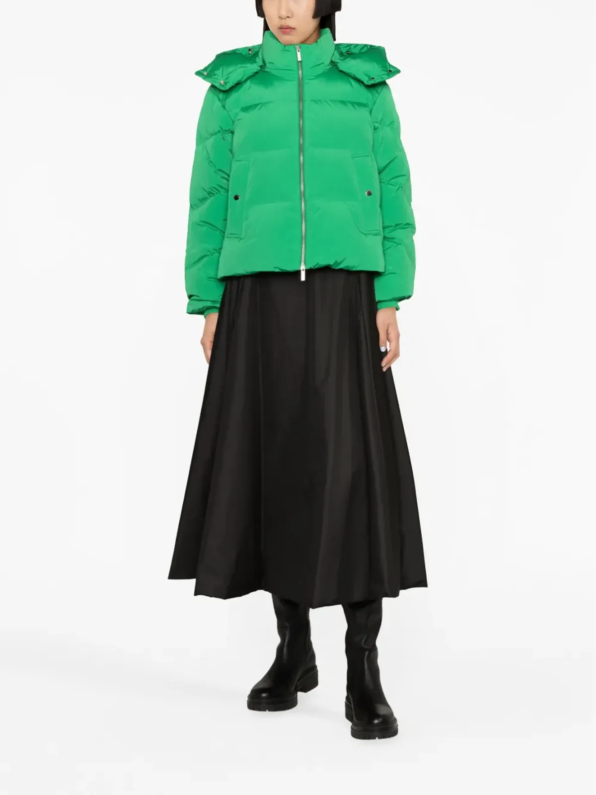 Woolrich 脱着式フード付きパデッドジャケット - 画像2