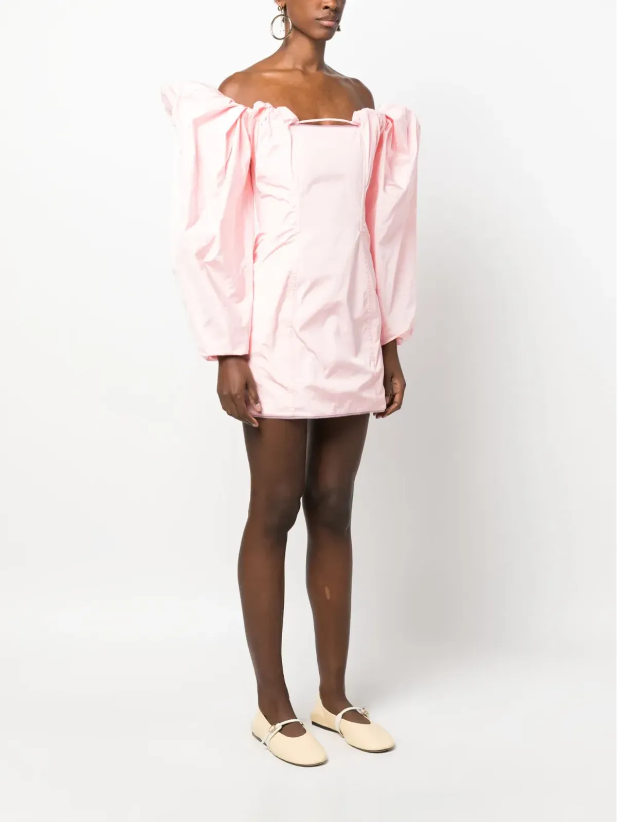 Jacquemus La Robe Taffetas ミニドレス - 画像3