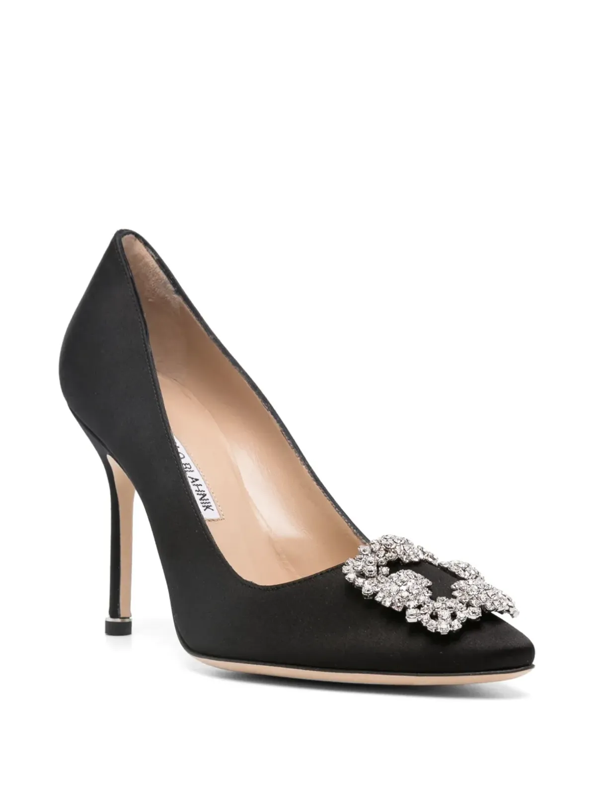 Manolo Blahnik Hangisi クリスタル装飾パンプス - 画像2