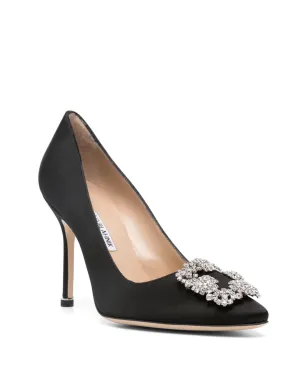 Manolo Blahnik Hangisi クリスタル装飾パンプス - サムネイル2