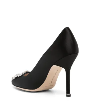 Manolo Blahnik Hangisi クリスタル装飾パンプス - サムネイル3