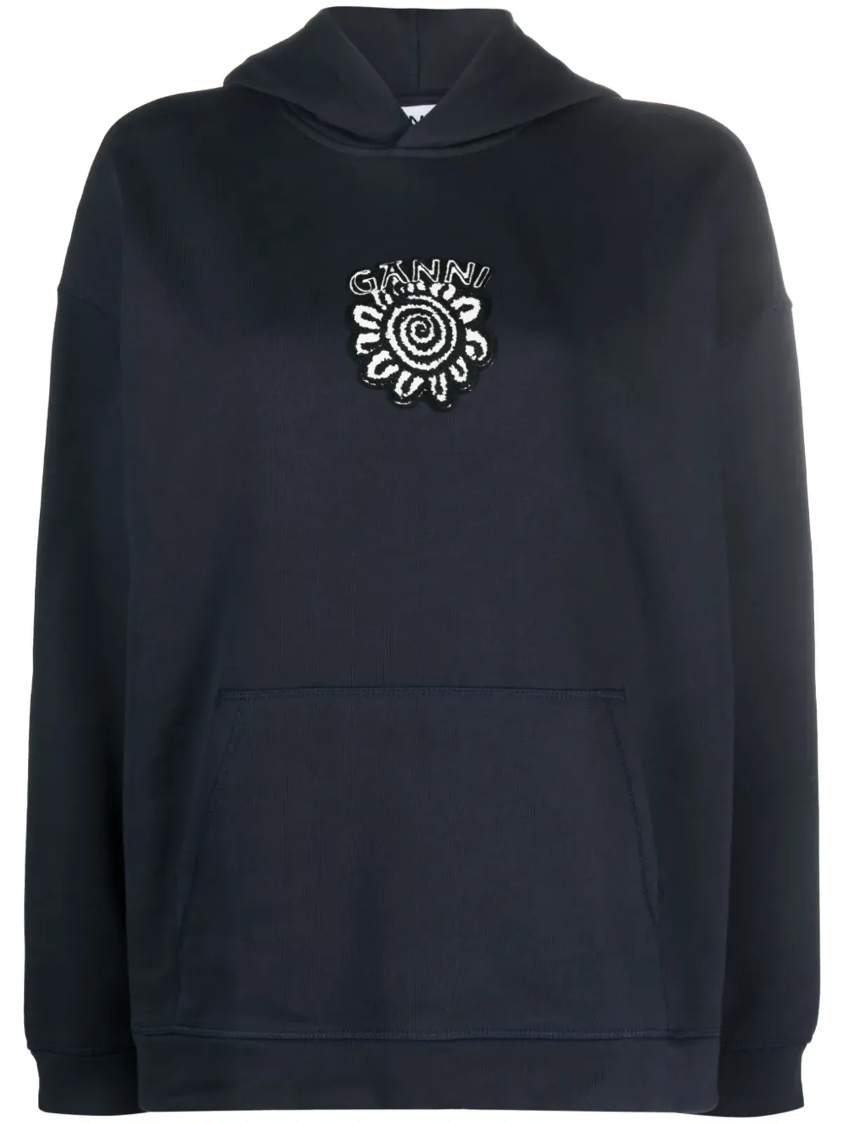 GANNI Isoli Flower オーガニックコットン パーカー - 画像1