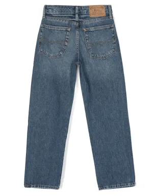 POLO RALPH LAUREN KIDS ロゴパッチ・ストレートジーンズ - Blue - サムネイル2