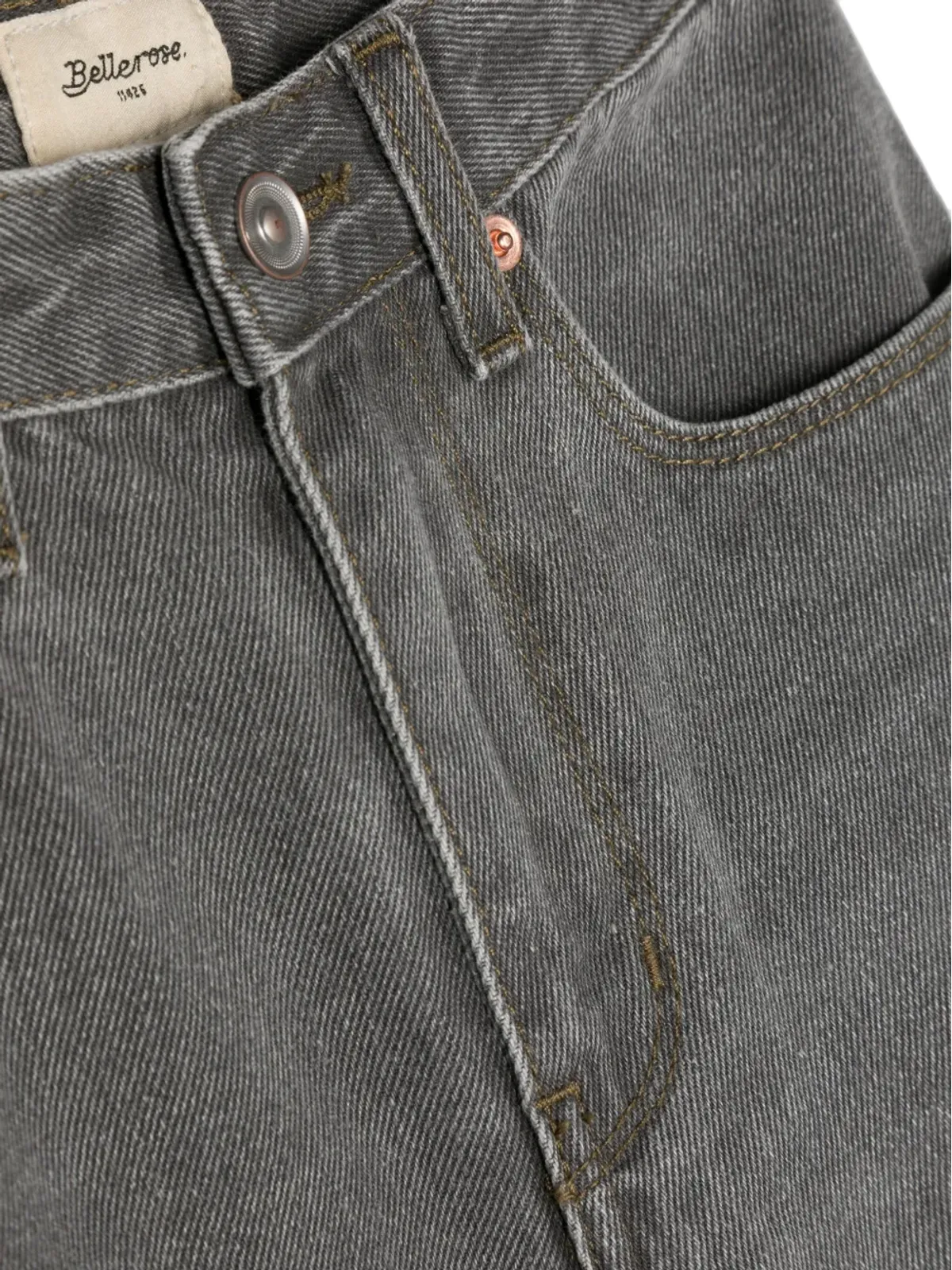 Bellerose ミッドライズ コットンパンツ - グレー - 画像3