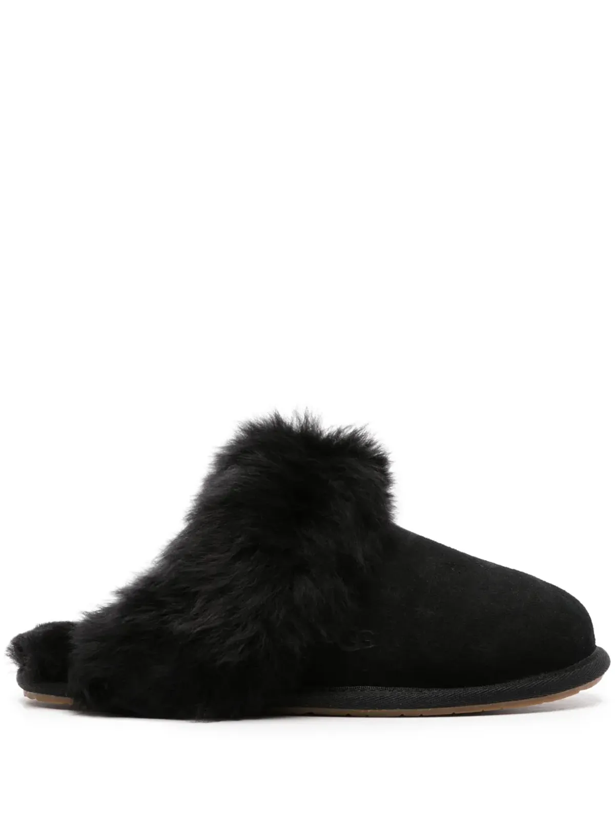 UGG スカフ Sis シアーリング スリッパ ブラック - 画像1