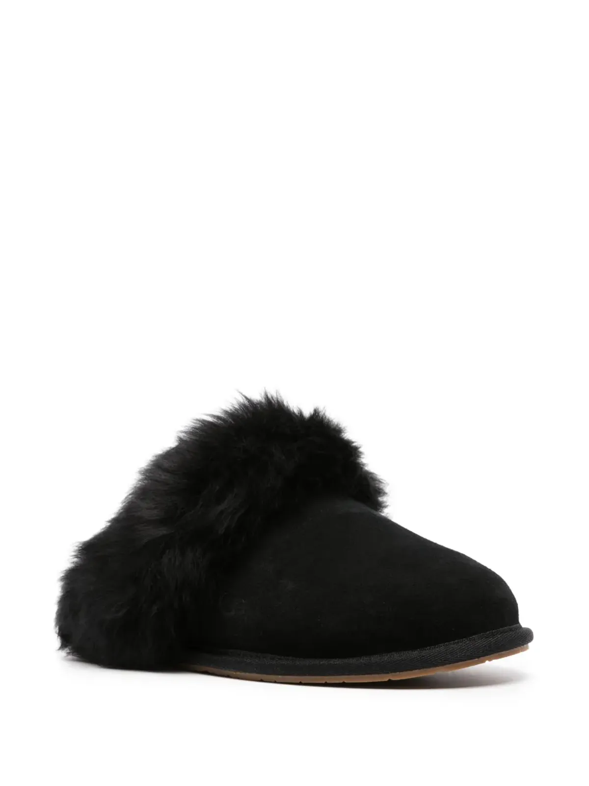 UGG スカフ Sis シアーリング スリッパ ブラック - 画像2