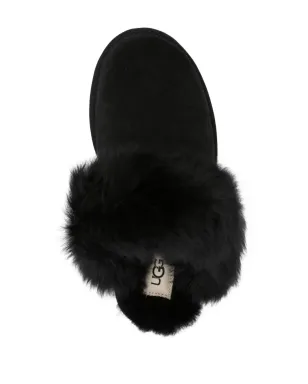 UGG スカフ Sis シアーリング スリッパ ブラック - サムネイル4