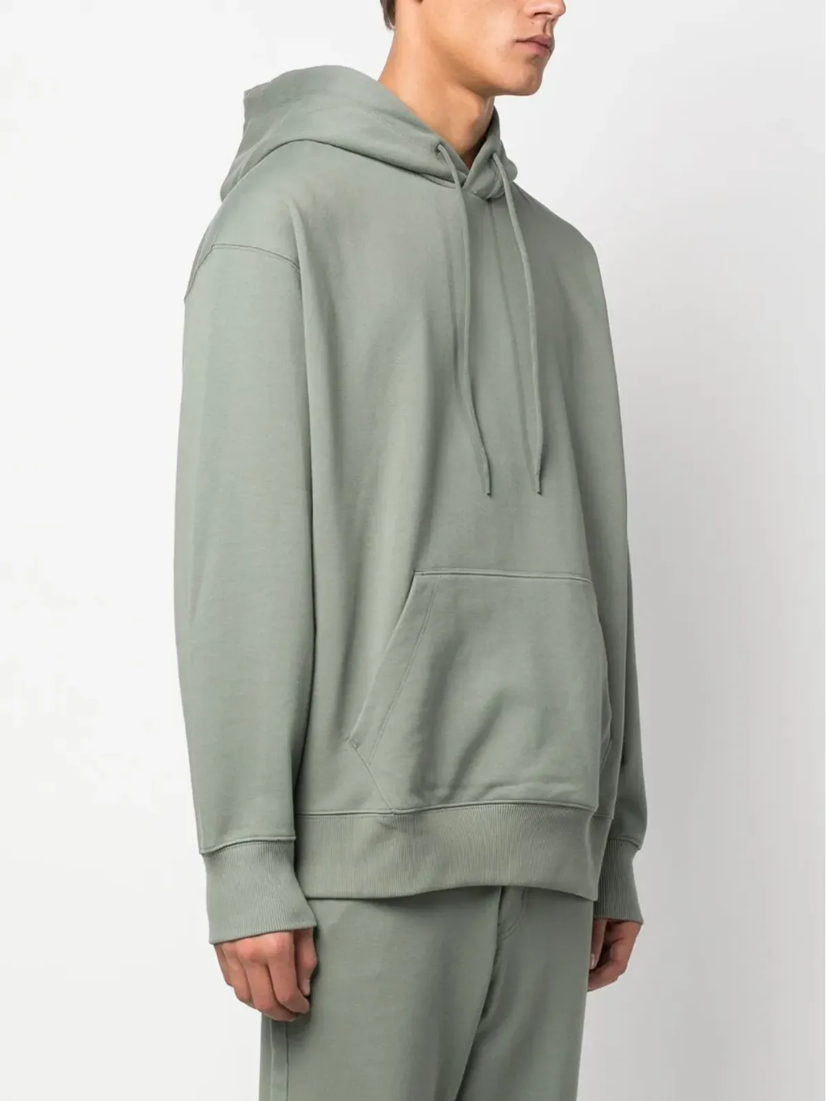 Y-3 ドローコード コットンブレンド フーディ - 画像3