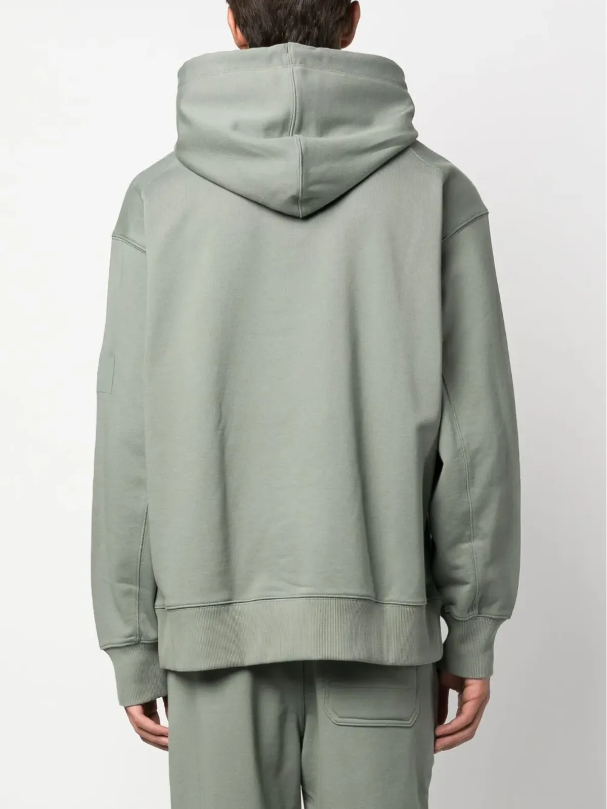 Y-3 ドローコード コットンブレンド フーディ - 画像4