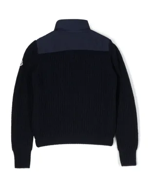 Moncler Enfant パネル入りフェザー入りダウンジップジャケット - サムネイル2