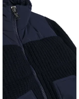 Moncler Enfant パネル入りフェザー入りダウンジップジャケット - サムネイル3