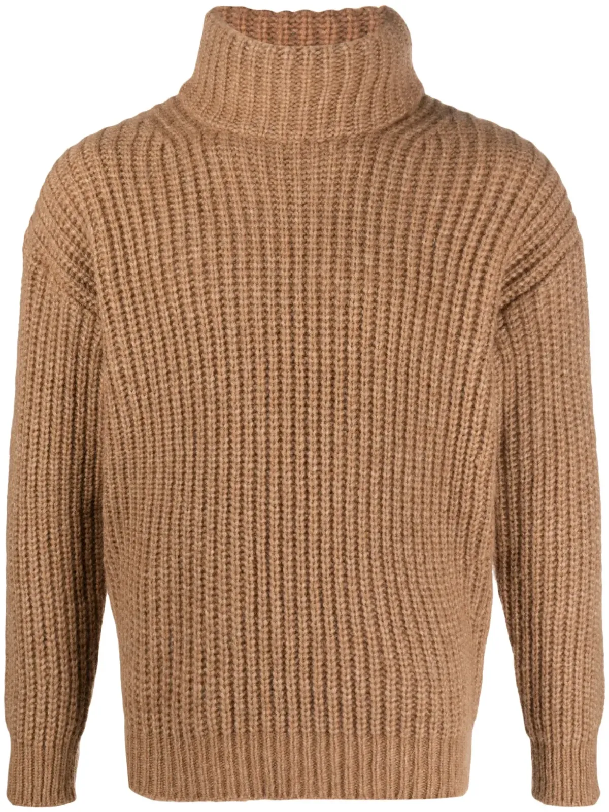 Roberto Collina ロールネック チャンクニット ジャンパー - Brown - 画像1