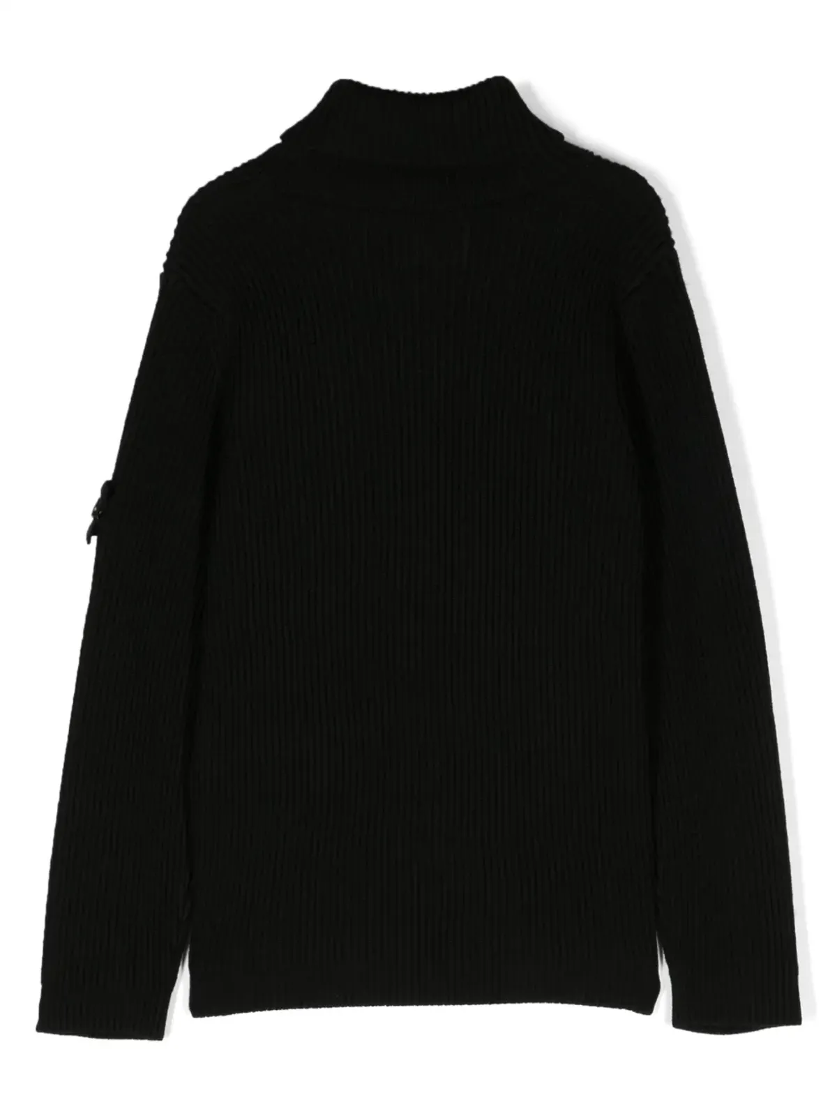 Stone Island Junior Compassバッジ付きヴァージンウールジャンパー - 画像2