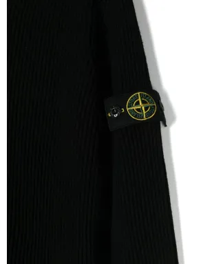 Stone Island Junior Compassバッジ付きヴァージンウールジャンパー - サムネイル3