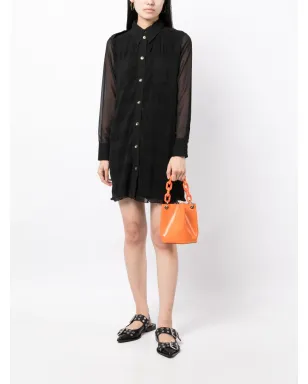 GANNI Georgette ストレートポイントカラーのドレス - サムネイル2