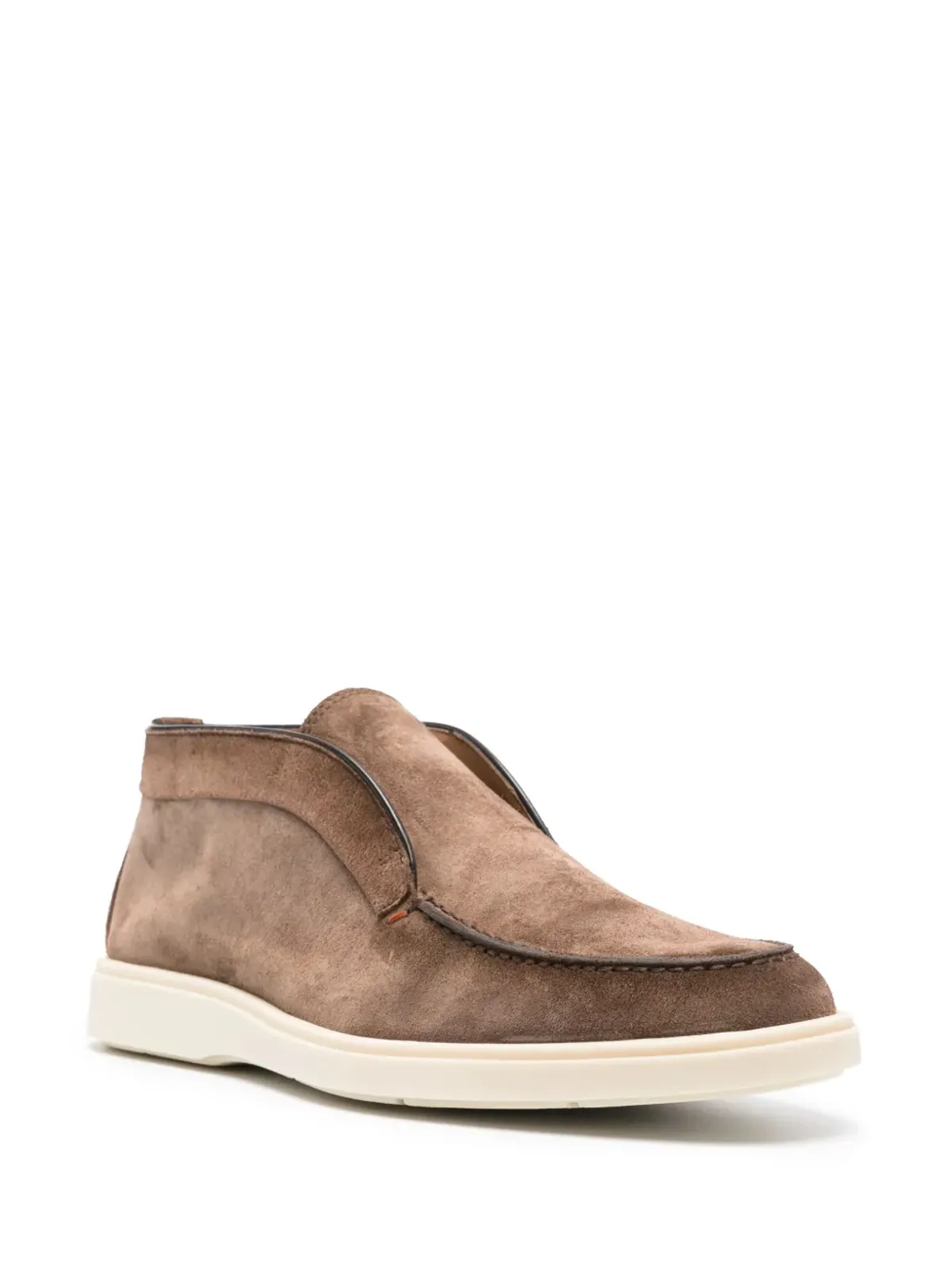 Santoni デザートスエードブーツ - ブラウン - 画像2