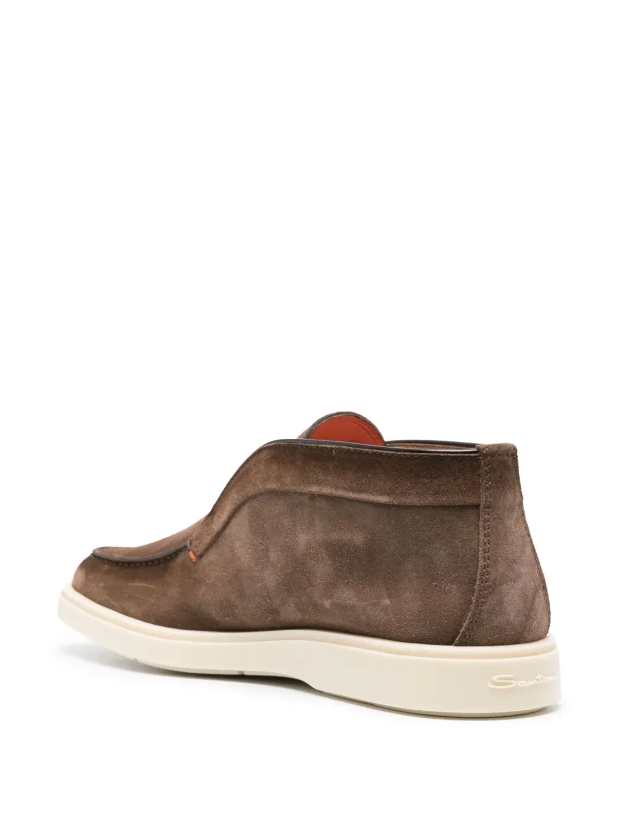 Santoni デザートスエードブーツ - ブラウン - 画像3