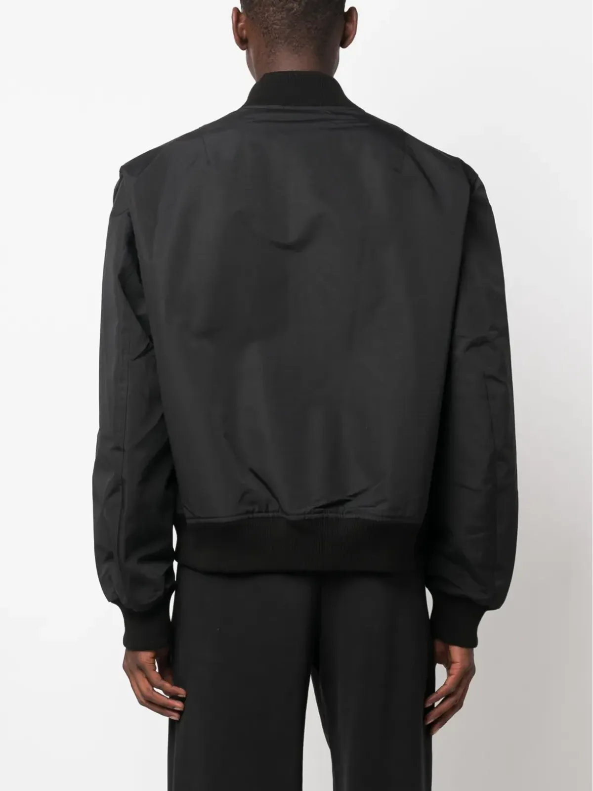 Y-3 チームロゴ刺繍ボンバージャケット - 画像4