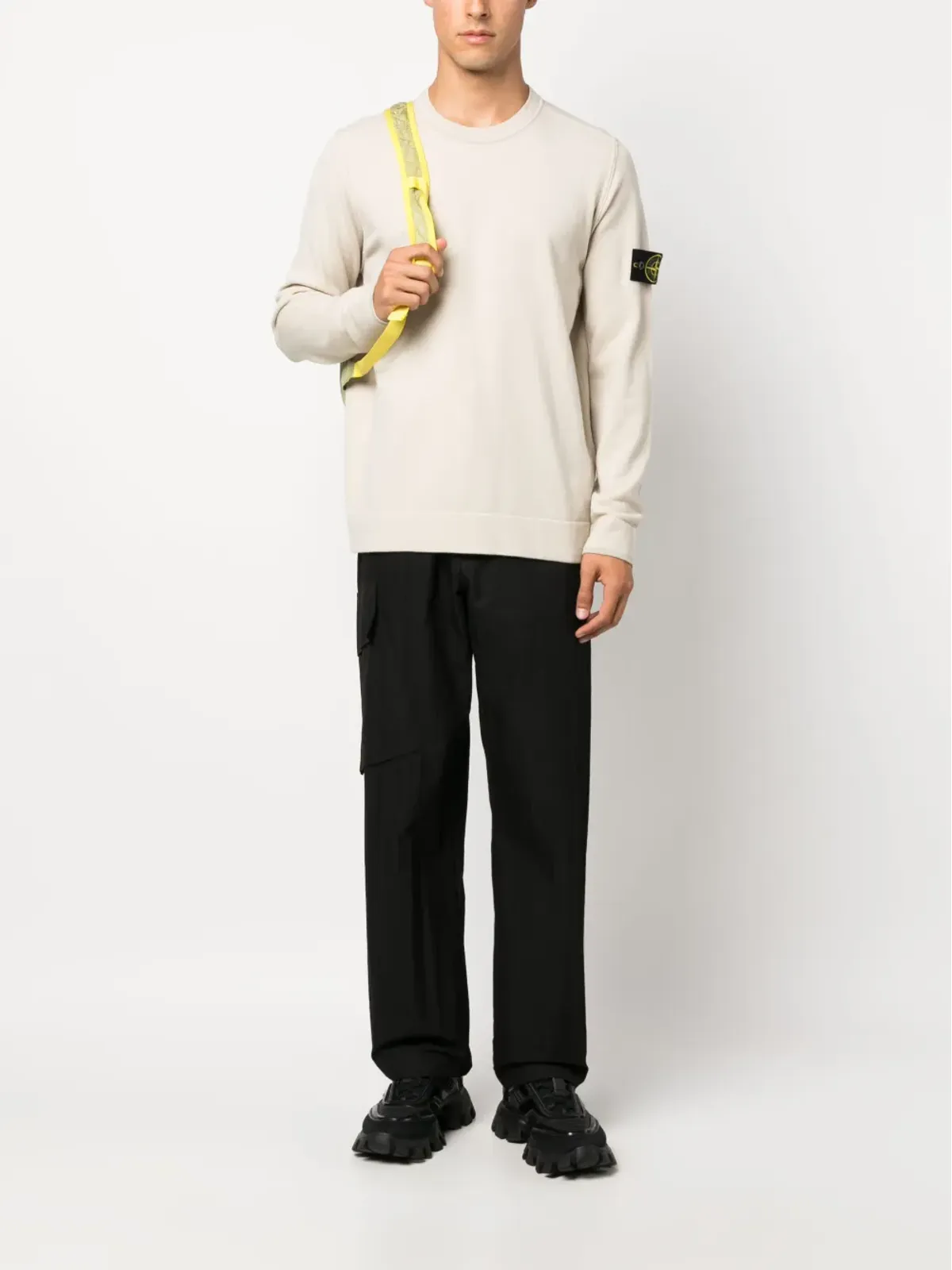 Stone Island コンパスモチーフ長袖ジャンパー - 画像2