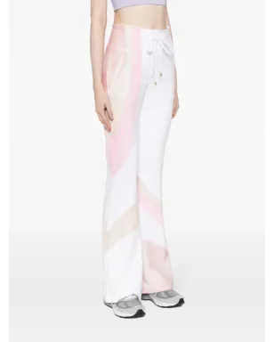 Madison.Maison x Designing Hollywood Hand-painted cotton track trousers - White - サムネイル3