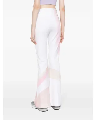 Madison.Maison x Designing Hollywood Hand-painted cotton track trousers - White - サムネイル4