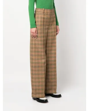Kenzo チェック柄ワイドレッグパンツ - サムネイル3