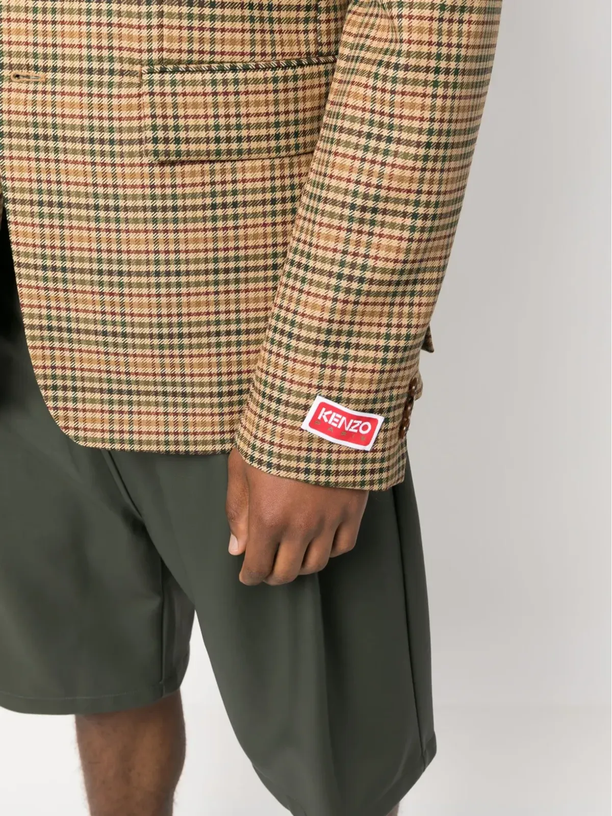 Kenzo チェック柄シングルブレストブレザー - 画像5