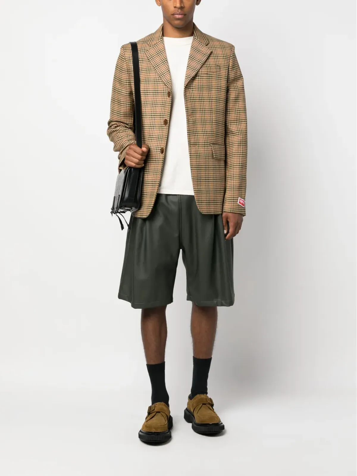 Kenzo チェック柄シングルブレストブレザー - 画像2