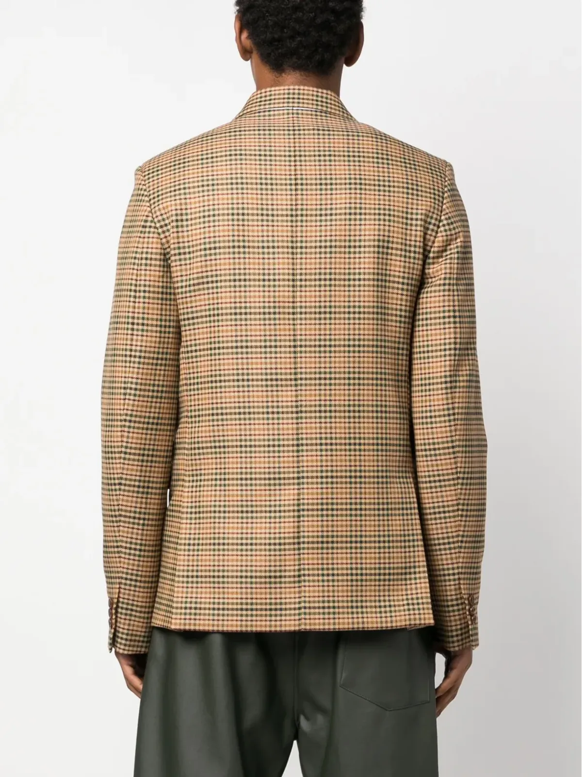 Kenzo チェック柄シングルブレストブレザー - 画像4