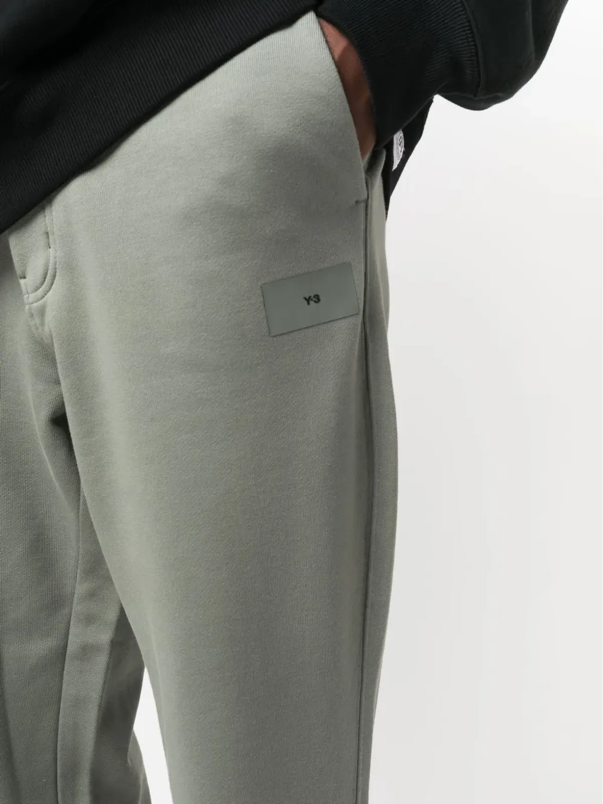 Y-3 ロゴパッチ入り オーガニックコットン トラックパンツ - 画像5