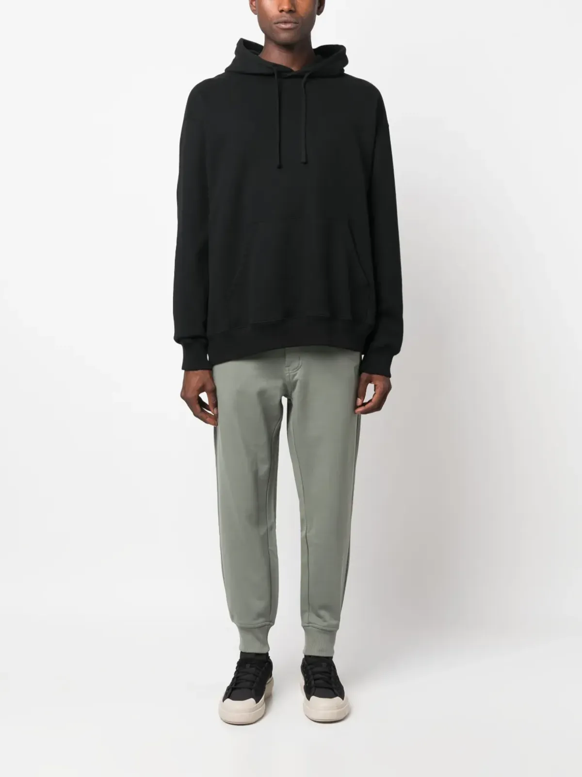 Y-3 ロゴパッチ入り オーガニックコットン トラックパンツ - 画像2