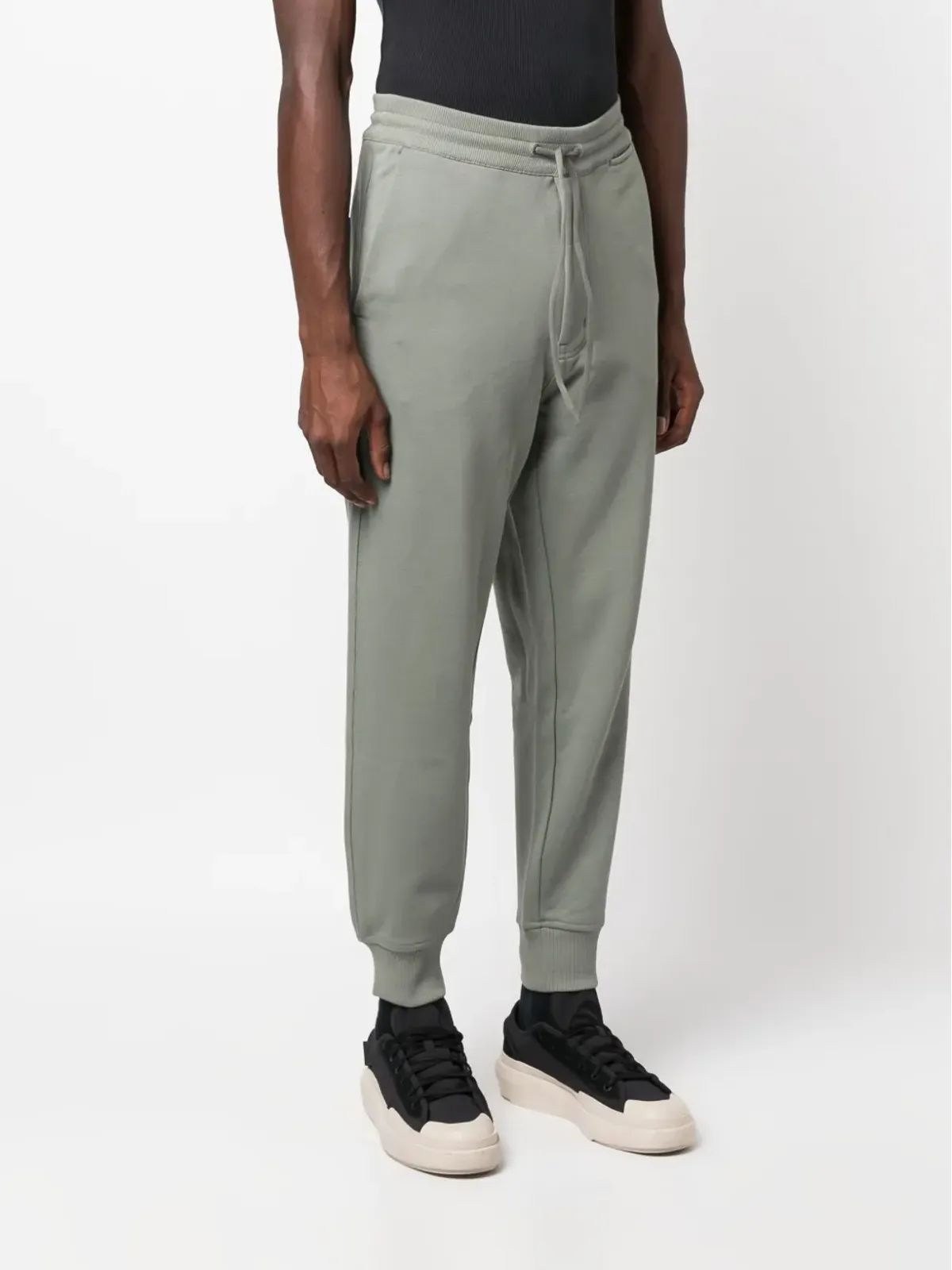 Y-3 ロゴパッチ入り オーガニックコットン トラックパンツ - 画像3