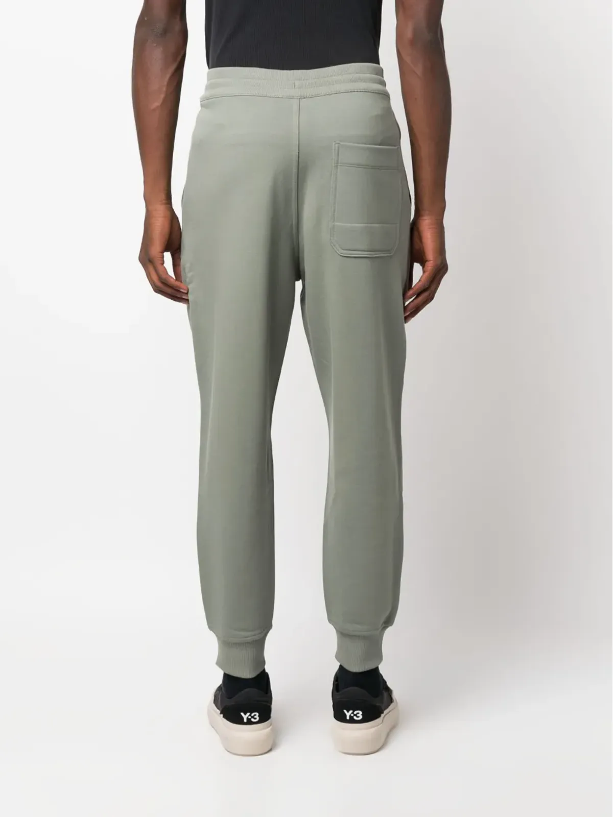 Y-3 ロゴパッチ入り オーガニックコットン トラックパンツ - 画像4