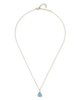 Mateo 14kt yellow gold topaz pendant necklace - サムネイル2